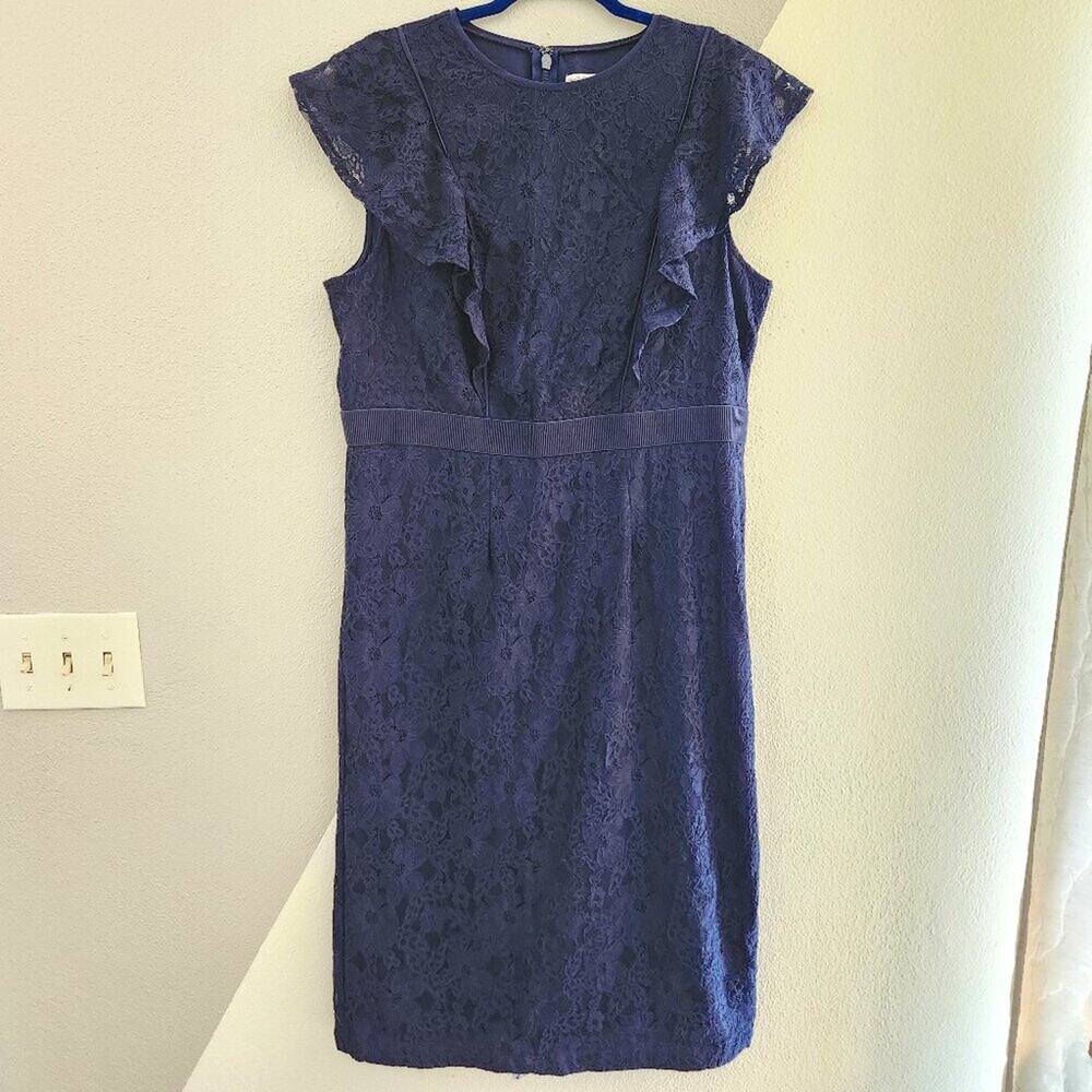 Eva Mendes New York & Company lace midi dress 18